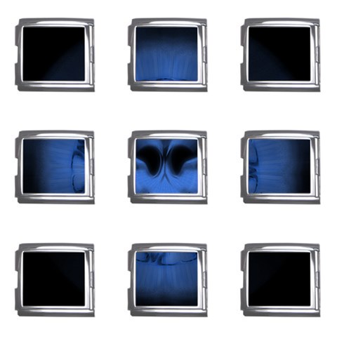 Aliens Blue Mega Link Italian Charm (9 pack) from ArtsNow.com Front