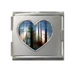 Old_forest Mega Link Heart Italian Charm (18mm)