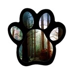 Old_forest Magnet (Paw Print)