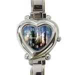 Old_forest Heart Italian Charm Watch