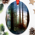 Old_forest Oval Ornament (Two Sides)