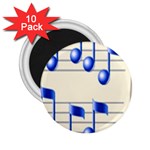 music_notes_2 2.25  Magnet (10 pack)
