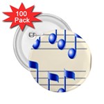 music_notes_2 2.25  Button (100 pack)