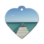 Mallorca Dog Tag Heart (One Side)