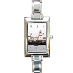 lighthouse2 Rectangular Italian Charm Watch