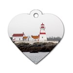 lighthouse2 Dog Tag Heart (Two Sides)