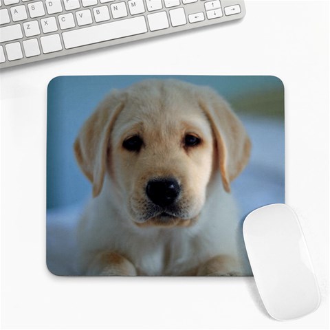 Puppy Labrador 2 Large Mousepad A013 from ArtsNow.com Front