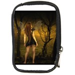 Dark Fairy In Forrest Compact Camera Leather Case