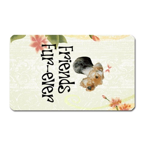 airedale terrier Magnet (Rectangular) from ArtsNow.com Front