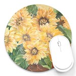 GIRASSOIS I Round Mousepad