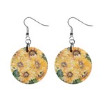 GIRASSOIS I 1  Button Earrings