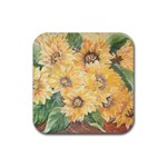 GIRASSOIS I Rubber Coaster (Square)