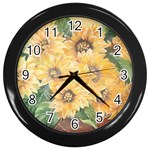 GIRASSOIS I Wall Clock (Black)