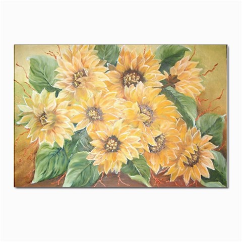 GIRASSOIS I Postcard 4 x 6  (Pkg of 10) from ArtsNow.com Front