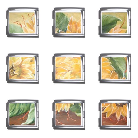 GIRASSOIS I Mega Link Italian Charm (9 pack) from ArtsNow.com Front