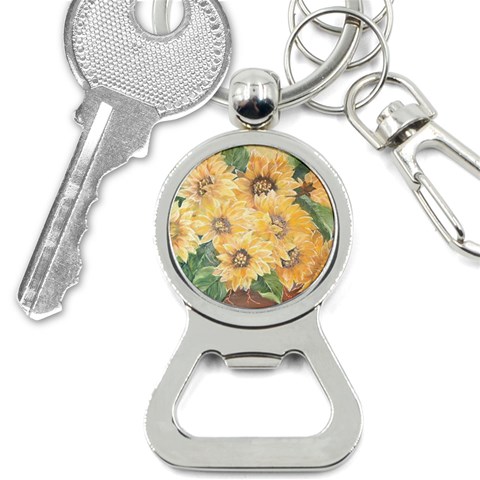 GIRASSOIS I Bottle Opener Key Chain from ArtsNow.com Front