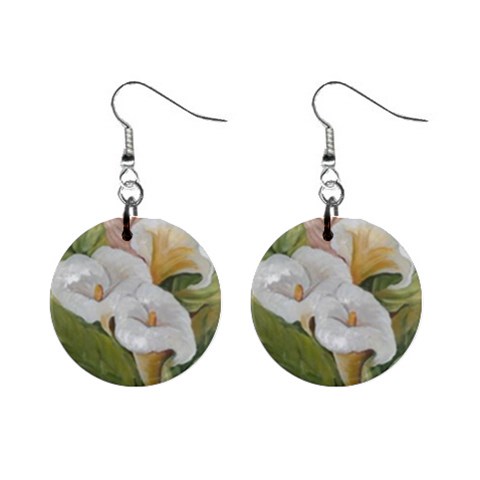 JARROS I 1  Button Earrings from ArtsNow.com Front