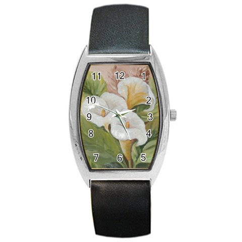 JARROS I Barrel Style Metal Watch from ArtsNow.com Front