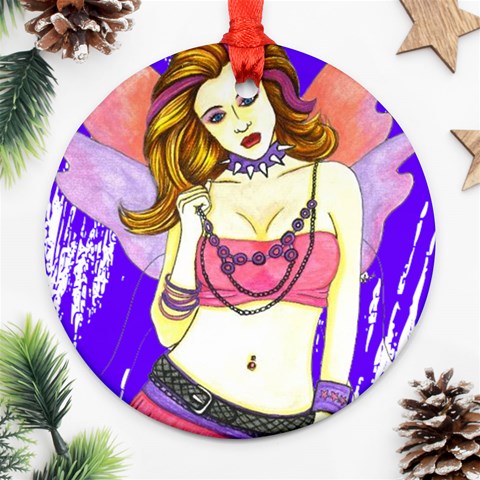 Amber Ornament (Round) from ArtsNow.com Front