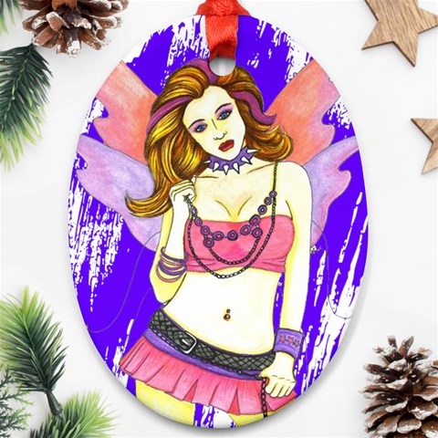 Amber Ornament (Oval) from ArtsNow.com Front