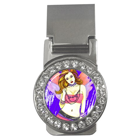 Amber Money Clip (CZ) from ArtsNow.com Front