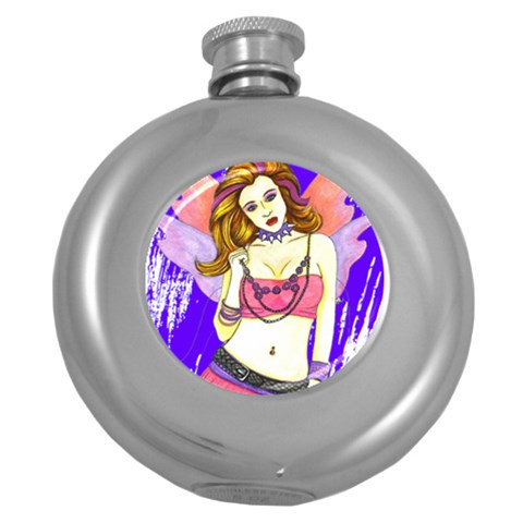 Amber Hip Flask (5 oz) from ArtsNow.com Front