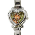 Airedale Terrier Dog Heart Italian Charm Watch