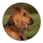 Airedale Terrier Dog Round Mousepad