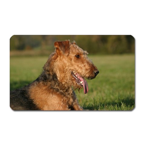 Airedale Terrier Dog Magnet (Rectangular) from ArtsNow.com Front