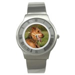 Airedale Terrier Dog Stainless Steel Watch