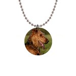 Airedale Terrier Dog 1  Button Necklace