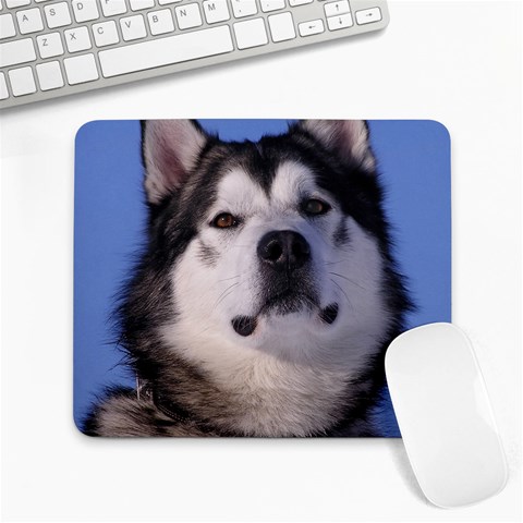 Alaskan Malamute Dog Large Mousepad from ArtsNow.com Front