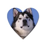 Alaskan Malamute Dog Magnet (Heart)