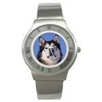 Alaskan Malamute Dog Stainless Steel Watch