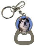 Alaskan Malamute Dog Bottle Opener Key Chain