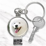 American Eskimo Dog Nail Clippers Key Chain