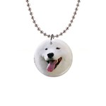 American Eskimo Dog 1  Button Necklace