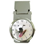 American Eskimo Dog Money Clip Watch