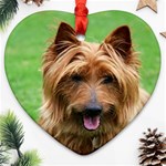 Australian Terrier Dog Ornament (Heart)