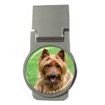 Australian Terrier Dog Money Clip (Round)