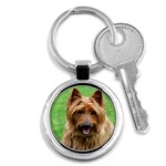 Australian Terrier Dog Key Chain (Round)