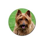 Australian Terrier Dog Rubber Round Coaster (4 pack)