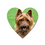 Australian Terrier Dog Magnet (Heart)