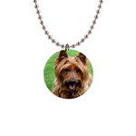 Australian Terrier Dog 1  Button Necklace