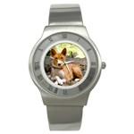 Basenji Dog Stainless Steel Watch