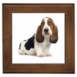 Basset Hound Dog Framed Tile