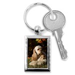 Cocker Spaniel Dog Key Chain (Rectangle)