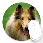 Collie Dog Round Mousepad