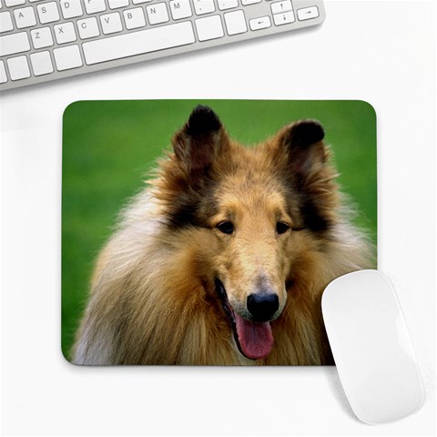 Collie Dog Large Mousepad from ArtsNow.com Front
