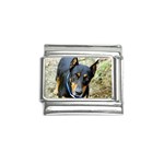 Doberman Pinscher Dog Italian Charm (9mm)